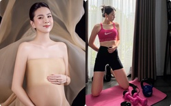 Con trai vừa tròn 1 tuổi, Mai Ngọc bất ngờ đăng ảnh bầu