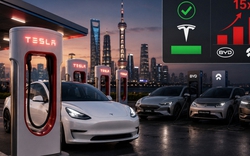 Tại Trung Quốc, Tesla không hào nhoáng bằng BYD và NIO nhưng vẫn dẫn đầu “chất”, lý do hóa ra chính là do trạm sạc