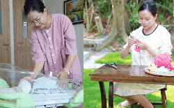Miệt mài làm nôi, may nệm, chuẩn bị gấu bông cho con, cuối cùng TikToker Út Về Vườn cũng sinh con đầu lòng