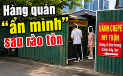 Sau 1 ngày "gây bão", những tấm menu, mã QR treo khắp hàng rào tôn đã biến mất hàng loạt