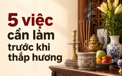 5 việc cần làm trước khi thắp hương