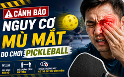 Cảnh báo nguy cơ mù mắt do chơi pickleball