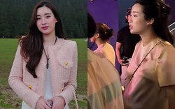 Hoa hậu Đỗ Mỹ Linh bị "team qua đường" bắt gặp khi bầu lần 2