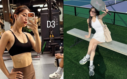 Nhật Lê - mối tình năm 17 tuổi của cầu thủ nổi tiếng khoe dáng nuột nà, visual nổi bật trên sân pickleball