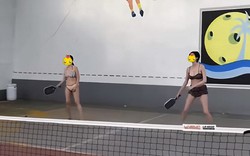 Xôn xao clip 2 cô gái mặc bikini đánh pickleball giữa ngày nắng nóng: Phản ứng của người xem trái ngược