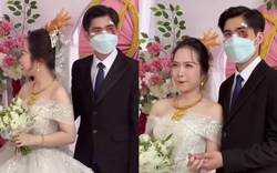 Chú rể đeo khẩu trang, mặt đầy vết thương trong ngày cưới ở TP.HCM: Lý do phía sau