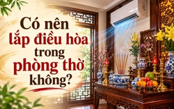 Có nên lắp điều hòa trong phòng thờ không?