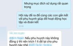 Phản đối việc trích quỹ tặng quà giáo viên quá nhiều lần, một phụ huynh nhận được tin nhắn gây bức xúc: Vì trái ý nên bị cô lập?