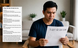 Bài đăng "5 quy tắc nhà tôi đặt cho con" khiến cả MXH bùng nổ: Đọc xong không hiểu bố mẹ có vấn đề tinh thần hay không?