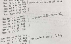 Tờ giấy nháp "cầu điểm cao" gây chú ý của sĩ tử thi vào lớp 10