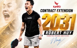 Ngôi sao làng pickleball Việt Robert Huy gia hạn hợp đồng với Kamito đến năm 2031