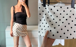Không ngờ một chiếc chân váy chấm bi lại có thể khiến có được set đồ sang và cuốn hút đến vậy