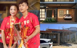 Ảnh thực tế căn biệt thự 500 m2 giá hàng chục tỷ của tuyển thủ Văn Đức và nàng WAG xinh nhất Nghệ An