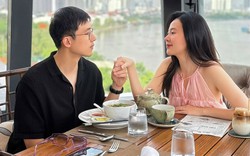 Midu mặc váy rộng thùng thình bên chồng thiếu gia, thay đổi 1 thứ giống mẹ bỉm