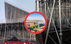 Không thể tin nổi đây là SVĐ tổ chức World Cup 2026: Đầy rẫy khung giàn giáo dột nát, CĐV liều lắm mới dám ngồi
