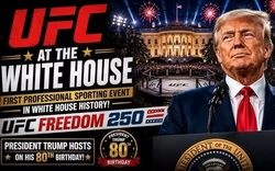 Mỹ tổ chức giải võ thuật tại Nhà Trắng nhân dịp sinh nhật Tổng thống Donald Trump