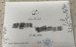Tấm thiệp mời cưới gây xôn xao nhất hôm nay: Gửi đồng nghiệp đã có gia đình nhưng cách ghi tên lại khiến hội chị em tranh cãi nảy lửa