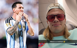 Erling Haaland, Muller ngả mũ thán phục Messi