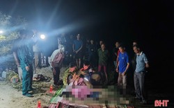 Hiện trường thương tâm vụ lật thuyền trên sông Ngàn Phố khiến 4 người trong một gia đình tử vong
