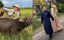 Không ai nghĩ Á hậu Vbiz này từng chăn trâu 10 năm, hiện sống trong biệt thự nhà vườn, đổi đời sau 4 lần thi nhan sắc