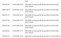 417 chủ xe chạy quá tốc độ có biển số sau nhanh chóng nộp phạt nguội theo Nghị định 168