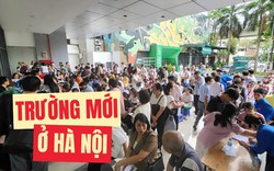 Trường THPT công lập đang khiến phụ huynh xếp hàng dài 3 hôm nay: Năm đầu thành lập, học sinh thi 18 điểm trở lên đủ điều kiện xét tuyển