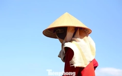 Cảnh người lao động "đốt sức" giữa trời nắng đỉnh điểm