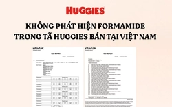 Huggies chủ động kiểm nghiệm sản phẩm, không phát hiện formamide trong mẫu tã tại Việt Nam