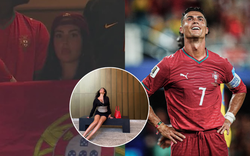 Nàng WAG Georgina diện đầm xẻ sâu nóng bỏng sang Mỹ cổ vũ Ronaldo nhưng siêu sao lại "tắt tiếng", bị chấm 6,3 điểm