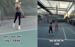 Louis Phạm tiêu 2,8 triệu đồng trong 3 tiếng chơi pickleball, tennis