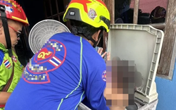 Giải cứu bé gái 3 tuổi bị mắc kẹt trong máy giặt
