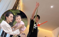 Mới chớm hè mà "khối nghỉ hè" đã khiến ba mẹ phát hoảng, Quỳnh Lương tá hỏa khi con trai mang "bé Na" về nghịch