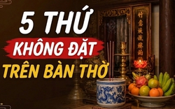 5 thứ không được đặt trên bàn thờ