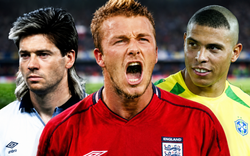 Ronaldo chỉ xếp thứ 4, David Beckham sở hữu kiểu tóc World Cup huyền thoại nhất mọi thời đại