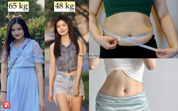 Cô gái giảm 17kg trong 3 tháng nhờ loạt chiêu "ăn - uống - tập" đơn giản tại nhà
