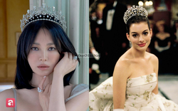 Chiếc vương miện hơn 100 tuổi của Song Hye Kyo và màn đụng độ bất ngờ với Anne Hathaway