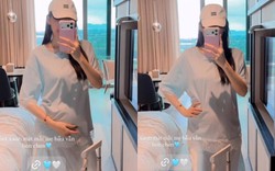 Không còn che giấu, Á hậu Việt khoe bụng bầu rõ mồn một với doanh nhân kín tiếng