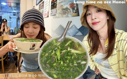Mỹ nhân Hàn mê phở Việt, gọi bát phở ngập hành khiến dân tình gật gù: "Ăn thế này mới chuẩn!"