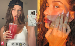 Hailey Bieber chẳng cần nail cầu kỳ vẫn khiến cả thế giới thi nhau bắt chước