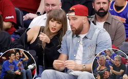 Taylor Swift cùng chồng đi xem bóng rổ thôi mà biến chiếc ghế thành "mỏ vàng"