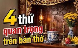 4 thứ quan trọng trên bàn thờ
