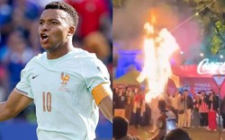Hình nộm khổng lồ của Mbappe bị thiêu rụi tại lễ hội ở Paraguay gây sốc