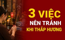 3 việc nên tránh khi thắp hương