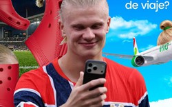 Erling Haaland trở thành chất liệu viral của loạt thương hiệu, từ hãng hàng không nổi tiếng, KFC đến Crocs