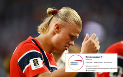 Hãng hàng không Na Uy đổi logo sang British Airways sau khi đội tuyển quốc gia thua Anh tại World Cup