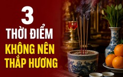 3 thời điểm không nên thắp hương