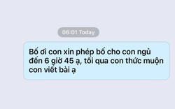 Tin nhắn lúc 6 giờ sáng của một nữ sinh khiến nhiều người "đọc thôi đã thấy không thở nổi"
