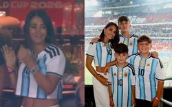 Vợ Messi vỡ òa ôm người thân khóc nức nở trong khoảnh khắc Argentina giật vé chung kết từ tay tuyển Anh
