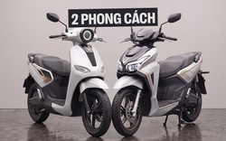 Hai xe máy điện VinFast mới liên tục được hé lộ thông số: Một mẫu cốp lớn, mẫu kiểu Vario chạy tới 90km/h, có kết nối app