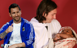 Messi nói về bức ảnh lịch sử tắm cho Yamal: "Đúng là một sự điên rồ của định mệnh"